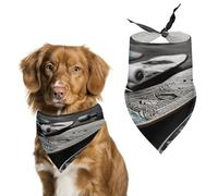 Skate Boards Pet Scarf Adjustable Pet Accessories Triangular Scarf Washable Floral Print Puppy Bib Bandana Stylish Comfortable Cat Scarves for Holiday Scarfs