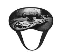 Skate Boards Print Sleep Eye Mask Light Blocking Soft and Comfortable Night Eye Blinder for Women Men for Sleeping Travel Night Shift