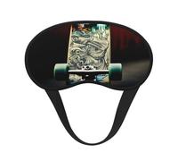 Skate Boards Sleep Mask for Side Sleeper, Light Blocking Night Masks for Sleeping Eye Mask for Women Men Eye Cover Soft Comfortable Eye Shade for Travel, Nap