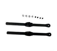 Skate Buckles for Inline Roller Skates & Ice Skates, 250mm Micro-Adjust Ratchet Straps, Lightweight Rust-Resistant Replacement Parts with Screws, 2 Pack(Style C)