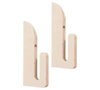 Skate Deck Wall Mount - 1-Pair Heavy-Duty Display Rack - 7.87x3.15x0.79 inches Snowboard Rack Skateboard Wall Hanger | for Surfboard Home Garage Living Room Bedroom Apartment Skate Shop