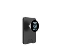 Skate Fast Hit Hard Stay Icy Angry Hockey Puck Art PopSockets PopWallet for MagSafe