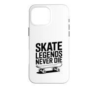 Skate Legends Never Die Cool Skateboarder Case for iPhone 16 Pro Max