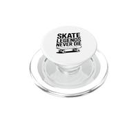 Skate Legends Never Die Cool Skateboarder PopSockets PopGrip for MagSafe