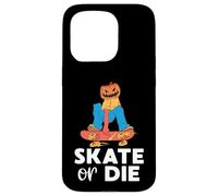Skate Or Die Halloween Skeleton Skateboarding Expert Sport Case for iPhone 15 Pro