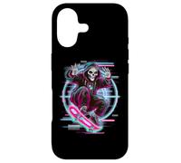 Skate Reaper Retro Death's Radical Synthwave Ride Case for iPhone 17