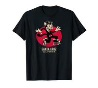 Skate Santa Cruz - Roller-Skating Cat in a Suit T-Shirt