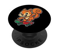 Skate Squirrel Cool Cartoon PopSockets Adhesive PopGrip