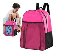 Skate Storage Backpack - Waterproof Carry Bag, Lightweight Multisection Organizer | Comfortable Portable Gear Holder for Skates Knee Pads Helmet Travel Training Sports Equipment Use