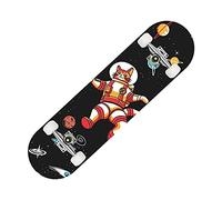 skateboard, 31x8 Inch Double Kick Skateboard, Trick Board Skateboards for Beginners Adults Kids Teens