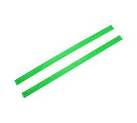 Skateboard Accessories, 2Pcs Rib Bones Rails Skateboard Rails Protector Wear-resistant Flexible Ribs Bones Board Rails with Mount Screws(green)