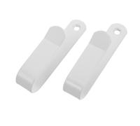 Skateboard and Snowboard Wall Mounts 2 Pack Ski Storage Rack Hooks Wall Hanger for Garage White