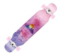 skateboard, Beginner Longboard Skateboard 42" Complete 8 Layers Maple Concave for Adults Kids Teens(28)