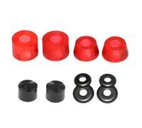 Skateboard Bushings - 16mm Hard PU | PU Pivot Cups - shock absorbing skateboard bushings with washers for 5 inch stands cruiser park street downhill trick skating providing stable smooth ride