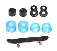 Skateboard Bushings Set - 16mm Double Rocker Shock Absorber Pads (5-Inch) with Pivot Cups & Washers, PU Replacement Parts for Skateboard Trucks, Street Park Downhill Trick Skating, Beginner & Pro
