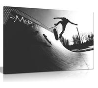 Skateboard Canvas Wall Art Picture Print (18x12)
