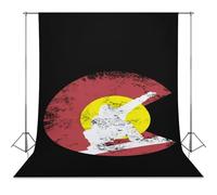 Skateboard Colorado State Flag Photographic Studio Photo Backgrounds Funny Photography Backdrops Photoshoot Props