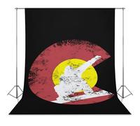 Skateboard Colorado State Flag Photographic Studio Photo Backgrounds Funny Photography Backdrops Photoshoot Props