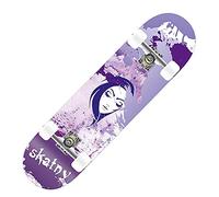 skateboard, Complete Skateboard, 8 Layer Canadian Maple, Double Kick Trick Board, Skateboards for Beginners Adults Kids Teens(5)