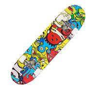 skateboard, Complete Skateboard, 8 Layer Canadian Maple, Double Kick Trick Board, Skateboards for Beginners Adults Kids Teens(28)