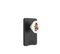 Skateboard Flamingo Riding Skateboard Skater Graphic PopSockets PopWallet for MagSafe