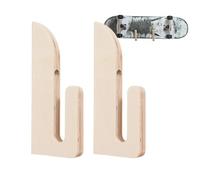 Skateboard Hanger | 1 Pair of Space Saving Display Rack - Wall Mount for Surfboard and Skateboard, for Snowboard Storage, Surfing, Skateboarding at Home, Garage,