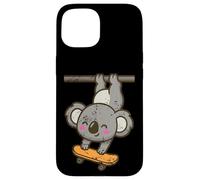 Skateboard Koala Hangout Cartoon Case for iPhone 15