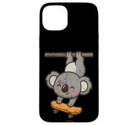 Skateboard Koala Hangout Cartoon Case for iPhone 15 Plus