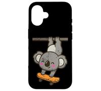 Skateboard Koala Hangout Cartoon Case for iPhone 16