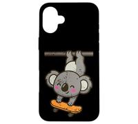Skateboard Koala Hangout Cartoon Case for iPhone 16 Plus