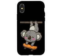 Skateboard Koala Hangout Cartoon Case for iPhone X/XS