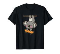 Skateboard Koala Hangout Cartoon T-Shirt