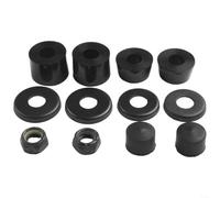 Skateboard Rebuild Kit 7in Trucks for Smooth Turning | Fits 7in trucks, reduces vibration, smooth turning, PU material, black red blue options