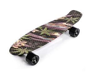 Skateboard Retro 56 cm / 22 in Mini Cruiser Plastic Board Perfect Complete Board Vintage Skateboards Perfect Kids Boys Girls