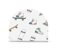 Skateboard Shoe White Print Napkin Holder for Table Acrylic Napkin Holders Dispenser for Kitchen Standing Holders for Paper Kitchen Restaurant Farmhouse Hotel