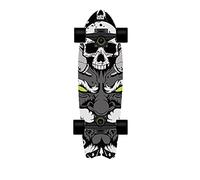 skateboard, Skateboard 28x8 inches, suitable for beginners, adults, teenagers, 8-storey maple deck with ABEC-7 ball bearings(I)