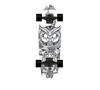 skateboard, Skateboard 28x8 inches, suitable for beginners, adults, teenagers, 8-storey maple deck with ABEC-7 ball bearings(E)
