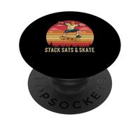 Skateboard Skating Freedom Blockchain Digital Board Bitcoin PopSockets Adhesive PopGrip