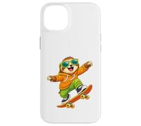Skateboard Sloth Riding Skateboard Skater Graphic Case for iPhone 14 Plus