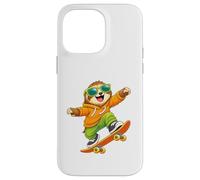 Skateboard Sloth Riding Skateboard Skater Graphic Case for iPhone 14 Pro Max