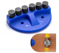Skateboard Spark Plate, Upgraded 6 Spark Points, Easy to Install & Remove, Creates Bright Sparks on Most Hard Surfaces, Durable Skateboard Tail Spark Plate for Street, Skatepark & Driveway Riding