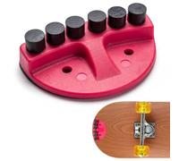Skateboard Spark Plate, Upgraded 6 Spark Points, Easy to Install & Remove, Creates Bright Sparks on Most Hard Surfaces, Durable Skateboard Tail Spark Plate for Street, Skatepark & Driveway Riding