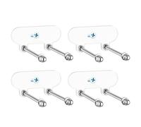 Skateboard Stand - 4 Floating Mount Brackets Secure Wall Organizer Universal Deck Display Decorative Storage Hook Fixing No Drilling | Creative Garage Salon C