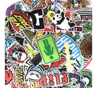 Skateboard Stickers | Skate Brand Stickers & Slaps, Assorted 10x Pack
