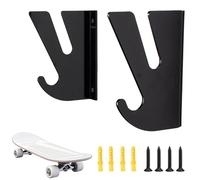 Skateboard Wall Mount, Skateboard Rack, Horizontal Skateboard Wall Hanger, Skateboard Stand, Fits Almost All Skateboard Styles