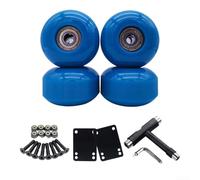 Skateboard Wheels 4Pcs 52X32mm 95A PU, ABEC-9 Bearings And T-Tool For Street And Park Skating, Smooth Ride(R)