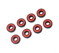 Skateboard Wheels, 8x22x7mm 608-2RS for HYBRID Ceramic Bearings High Temp Resistant Low Friction for Outdoor Sports