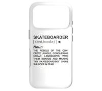 Skateboarder Dictionary Skateboard Lover Action Sport Case for iPhone 17 Pro