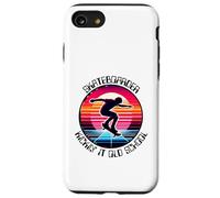 Skateboarder Kickin' It Old School Case for iPhone SE (2020) / 7/8
