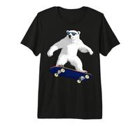 Skateboarder Polar Bear Premium T-Shirt